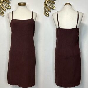 House Of Harlow Brown Ribbed Dress